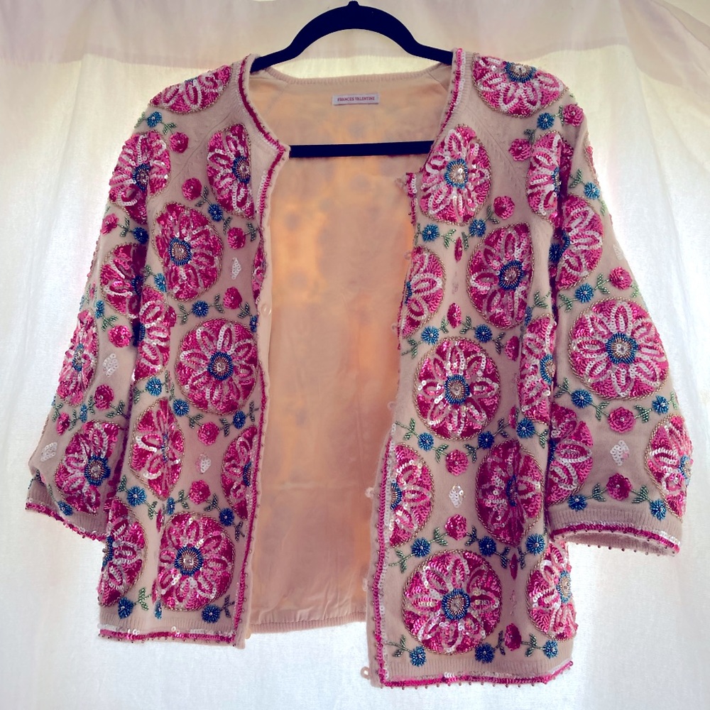 Frances Valentine sequin cardigan